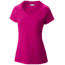 Saturday Trail Short Sleeve Knit Shirt - Womens-Haute Pink-Large