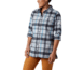 Columbia Silver Ridge 2.0 Flannel Tunic - Womens, Fathom Blue Plaid, Medium, 1865131453-M