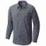 Columbia Silver Ridge Lite Long Sleeve Shirt - Men's -Grey Ash-Large