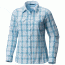 Columbia Silver Ridge Lite Plaid Long Sleeve Shirt - Women's, Blue Sky Plaid, L, 1710561989L