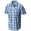Columbia Silver Ridge Lite Plaid Short Sleeve Shirt - Mens, Azul Plaid, XL 1711591437XL