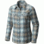 Columbia Silver Ridge Long Sleeve Flannel Top - Women's-Cloudburst Ombre Plaid-Medium