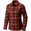 Columbia Silver Ridge Long Sleeve Flannel Top - Women's-Sail Red Ombre Plaid-X-Small