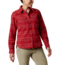Columbia Silver Ridge Long Sleeve Flannel - Womens, Beet Plaid, Extra Small, 1740471607-XS