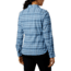 Columbia Silver Ridge Long Sleeve Flannel - Womens, Crystal Blue Plaid, Medium, 1740471484-M