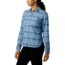 Columbia Silver Ridge Long Sleeve Flannel - Womens, Crystal Blue Plaid, Medium, 1740471484-M