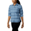 Columbia Silver Ridge Long Sleeve Flannel - Womens, Crystal Blue Plaid, Medium, 1740471484-M