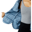 Columbia Silver Ridge Long Sleeve Flannel - Womens, Crystal Blue Plaid, Medium, 1740471484-M