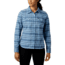 Columbia Silver Ridge Long Sleeve Flannel - Womens, Crystal Blue Plaid, Medium, 1740471484-M