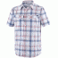 Columbia Silver Ridge Multi Plaid Short Sleeve Shirt - Men's -Sunset Red Window Pane Heather-Small