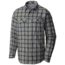 Silver Ridge Plaid Long Sleeve Shirt - Mens-Stone Heather Plaid-X-Large