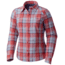 Columbia Silver Ridge Plaid Long Sleeve Shirt - Women's-Red Camellia Do-X-Large