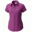 Columbia Silver Ridge Short Sleeve Shirt - Womens, Intense Violet, S, 1443251519S