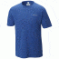 Columbia Silver Ridge Zero Short Sleeve Shirt - Men's, Azul Heather, M, 1654361437M