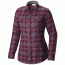Columbia Simply Put II Flannel Shirt - Women's-Purple Dahlia Large Plaid-X-Small