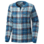 Columbia Simply Put Pullover Shirt, Lagoon Plaid, Extra Small - Women's, 1804411457-XS