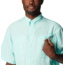 Columbia Tamiami II SS Shirt, Gulf Stream, Extra Small - Mens, 1287051499-XS