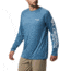 Columbia Terminal Tackle Heather LS Shirt - Men's, Dark Turquoise Heather, White Logo, Medium, 1709421435-M