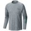 Columbia Terminal Tackle Long Sleeve Shirt - Men's, Cool Grey/Thyme Green Logo, Large, 1388261026-L