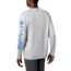 Columbia Terminal Tackle Long Sleeve Shirt - Mens, Cool Grey, Vivid Blue Logo, Small, 138826-028-S