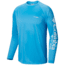 Columbia Terminal Tackle Long Sleeve Shirt - Mens, Riptide, White Logo, 2XL, Long Inseam, 138826-903-2XT