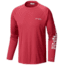 Columbia Terminal Tackle Long Sleeve Shirt - Men's, Sunset Red, White Logo, 2XL Waist, Long Inseam, 138826-683-2XT