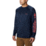 Columbia Terminal Tackle Long Sleeve Shirt - Men's, Collegiate Navy, Sunset Red Lo, 5X, 138826-467-5X