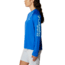 Columbia Tidal Tee II Long Sleeve Shirt - Womens, Blue Macaw/Gulf Stream Logo, 2XL, 1577661408BlMcwGfStrmLg2L