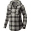 Columbia Times Two Hooded Long Sleeve Shirt - Women's-Chalk Boyfriend Plaid-X-Small
