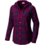 Columbia Times Two Hooded Long Sleeve Shirt - Women's-Dark Raspberry Boyfriend Plaid-X-Small