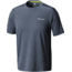 Columbia Titan Ice Short Sleeve Shirt - Men's-Zinc Heather/Voltage-Large