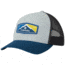 Columbia Trail Evolution II Snap Back Hat - Unisex, Cool Grey, Petrol Blue Patch, One Size, 1840151019-One Size