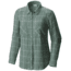 Columbia Trail On Long Sleeve Shirt - Women's-Dusty Green Plaid-Small
