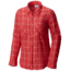 Columbia Trail On Long Sleeve Shirt - Women's-Sunset Red Plaid-Medium