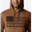 Columbia Trek Graphic Hoodie - Mens, Delta/Treeline Flag Graphic, Small, 2018491260-S