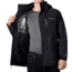 Columbia Wildside Jacket, Black, Charcoal Heather, 2XL - Mens, 1798682010-XXL