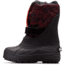 Columbia Youth Powderbug Plus II Print Winter Boots - Kids, Black, Blood Orange, Medium, 2, 1637881017-2
