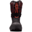 Columbia Youth Powderbug Plus II Print Winter Boots - Kids, Black, Blood Orange, Medium, 2, 1637881017-2