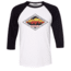 Compas Life ADK Sunset Raglan, Black/White, Large, CFA17KT002-L-BKWHT