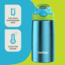Contigo Asclnbl Bottle, 13 oz, Blue Raspberry Cool Lime, 13, CTSSASCLN2513-6