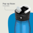 Contigo Ashland 2.0 Bottle, 32 oz, Blue Poppy, 32, CTPLASHLND2032-5