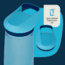 Contigo Micah Simple Lid Tri, 20 oz, Blue Raspberry, 20, CTPLMICTRSIM20-7