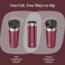 Contigo Uptown Stainless Steel Dualsip Tumbler, 24 oz, Choco Truf, 24, CTSSDUALSIP24-1