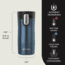 Contigo West Loop 3.0, 12 oz,Transparent Blueberry, 12, CTSSWL3020-8