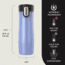 Contigo West Loop 3.0, 2 Pack, 20 oz, Frosted Pearl Astr Lmlight, 20, CTSSWL3020-6