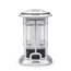 Core Equipment 1000 Lumen Warm LED Patio Lantern with Candlelight Mode, Gray, 7.8 x 7.8 x 10.2 in, 40048