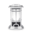 Core Equipment 1000 Lumen Warm LED Patio Lantern with Candlelight Mode, Gray, 7.8 x 7.8 x 10.2 in, 40048