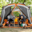 Core Equipment 11 Person Cabin Tent w/ Screen Room, Orange/Gray, 17 x 12 ft, 40035