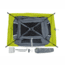 Core Equipment 6 Person Instant Cabin Tent with Awning, Green/Gray, 11 x 9 ft, 40059