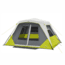 Core Equipment 6 Person Instant Cabin Tent with Awning, Green/Gray, 11 x 9 ft, 40059